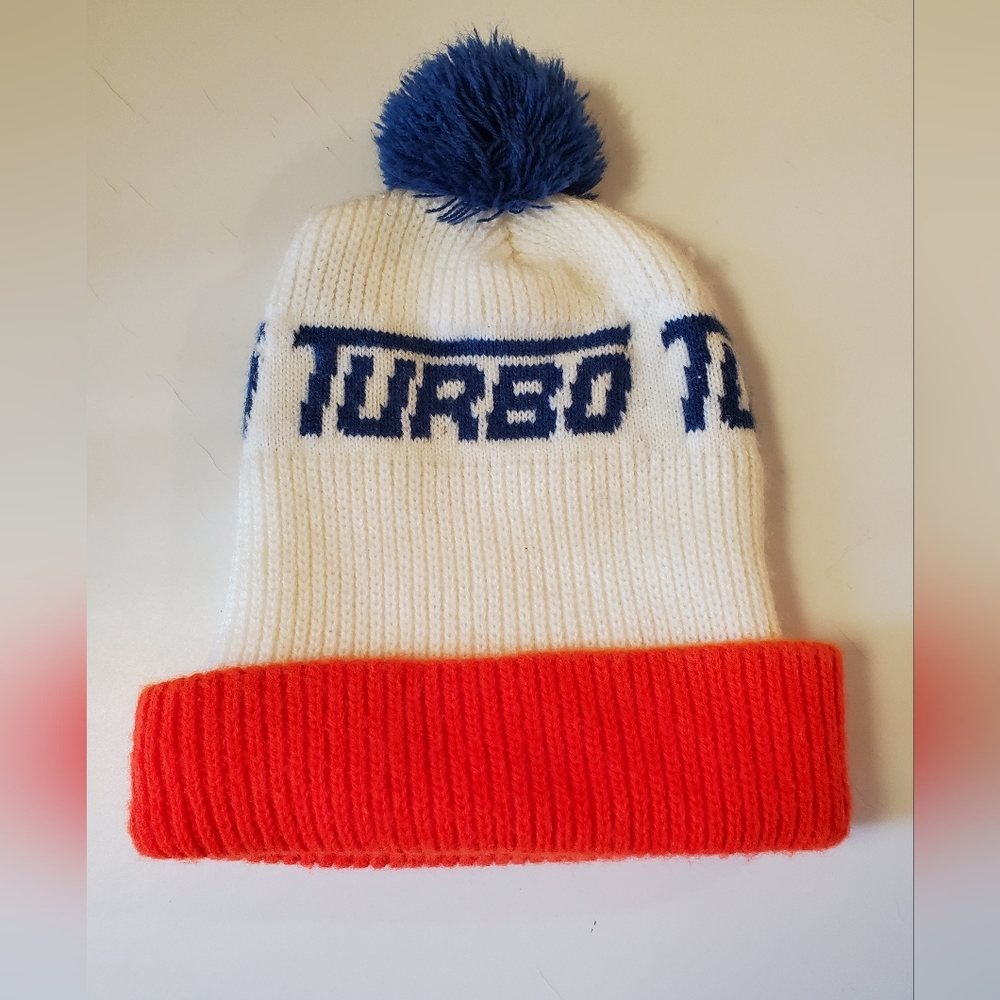 Vintage Turbo Gas Acrylic Toque Made In Cananda